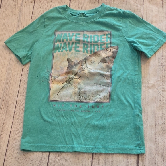 Carter's Other - Carter's Wave Rider Shark Tee - Green